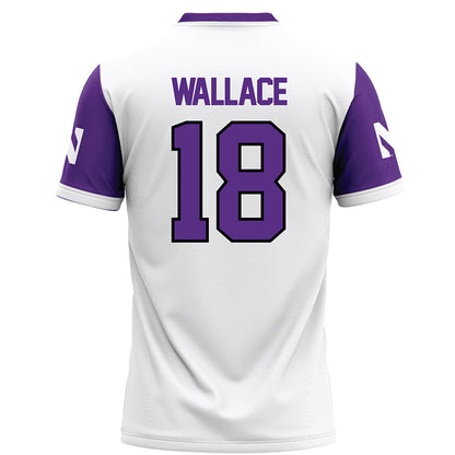 Northwestern - NCAA Football : Garner Wallace - White Football Jersey