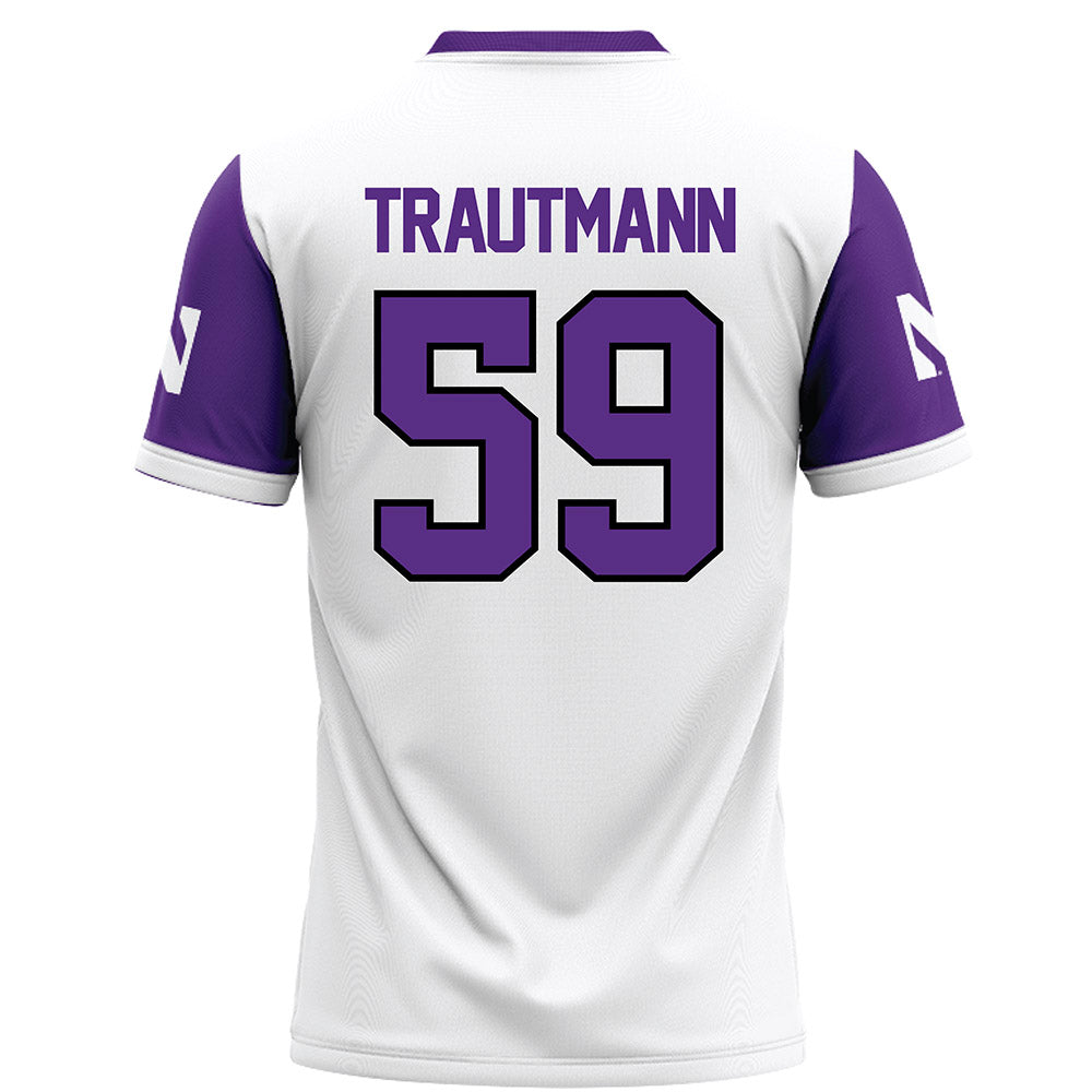 Northwestern - NCAA Football : Jack Trautmann - Football Jersey