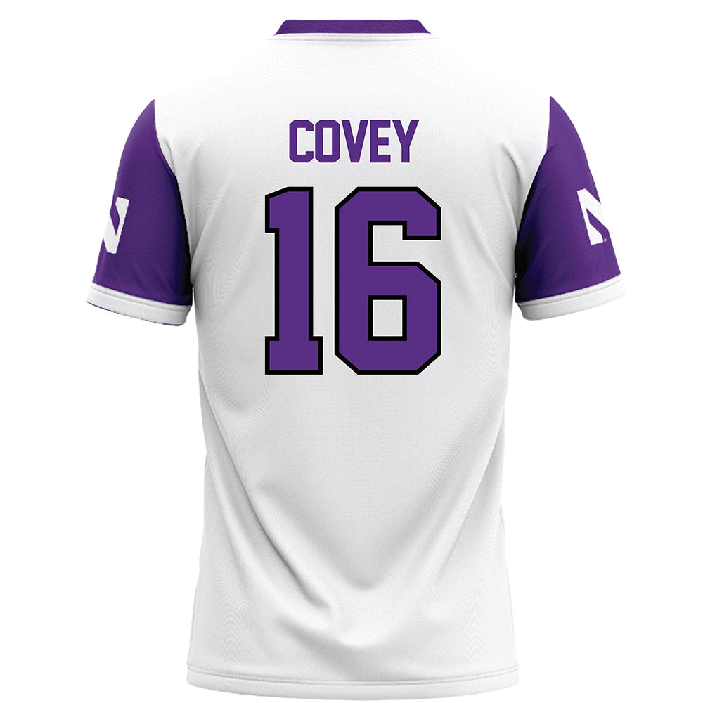 Northwestern - NCAA Football : Frank Covey - White Football Jersey