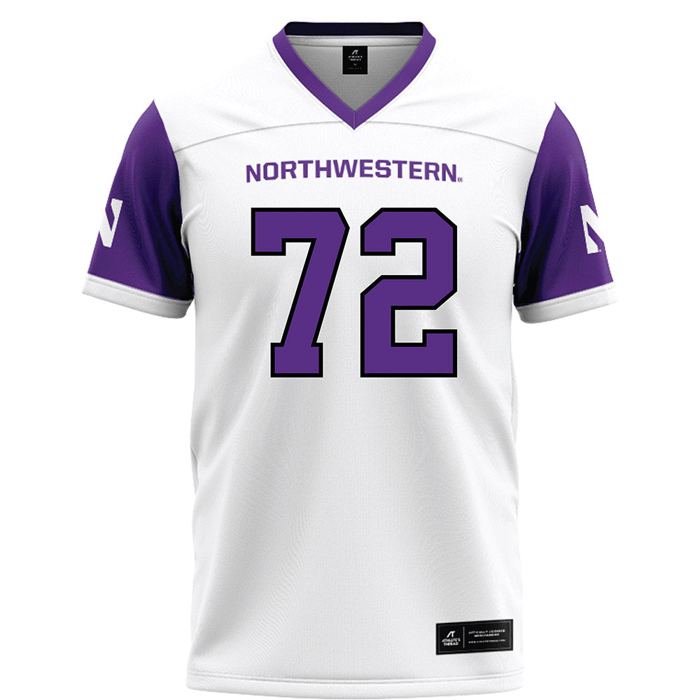 Northwestern - NCAA Football : Caleb Tiernan - White Football Jersey