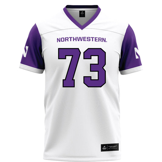 Northwestern - NCAA Football : Daniel McGuire - White Football Jersey