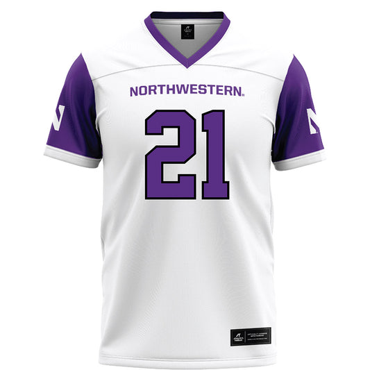 Northwestern - NCAA Football : Damon Walters - White Football Jersey