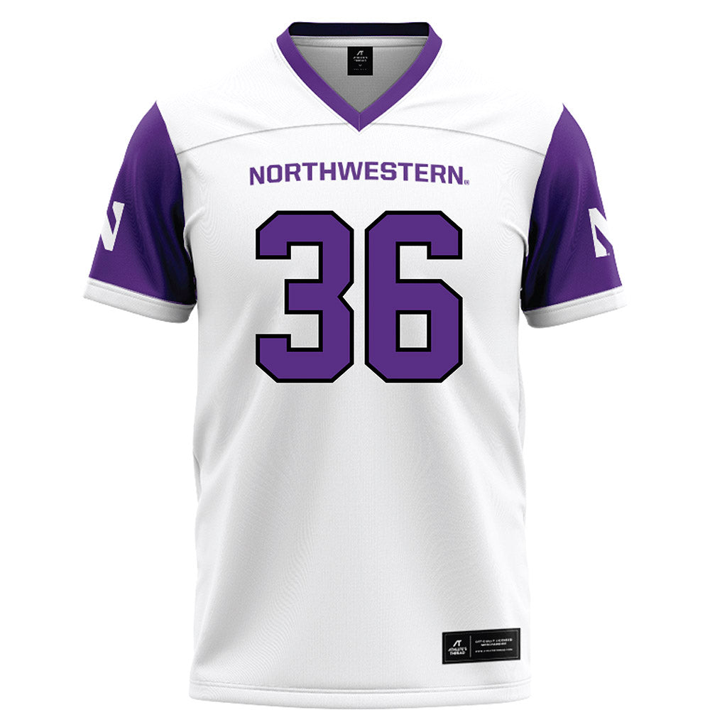 Northwestern - NCAA Football : Payton Roth - White Football Jersey