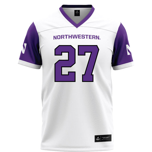 Northwestern - NCAA Football : Jack Oyola - White Football Jersey