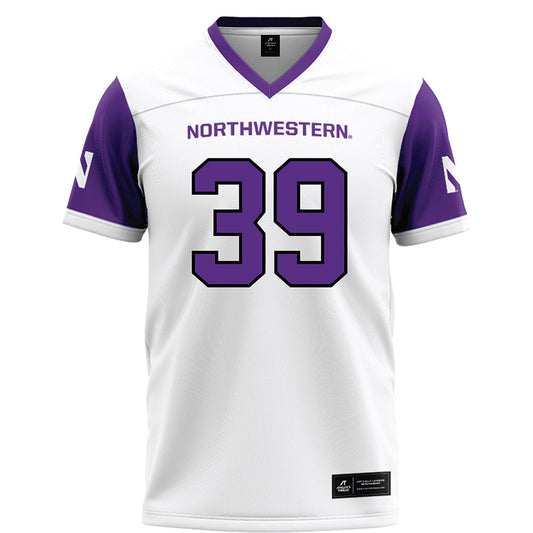 Northwestern - NCAA Football : Albert Kunickis - White Football Jersey