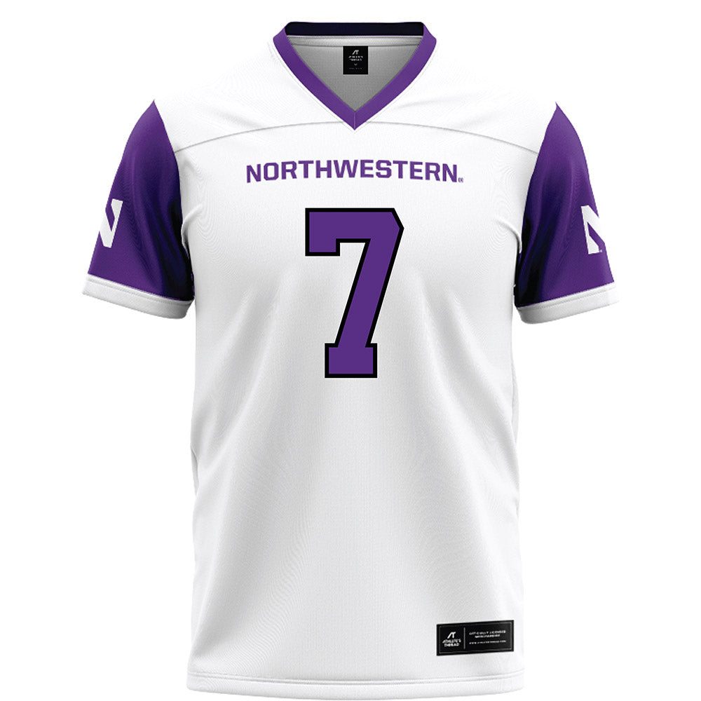 Northwestern - NCAA Football : Ore Adeyi - White Football Jersey