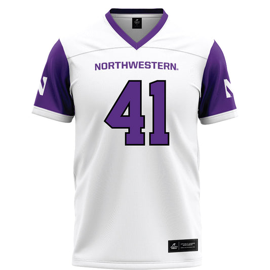Northwestern - NCAA Football : Jaylen Pate - White Football Jersey