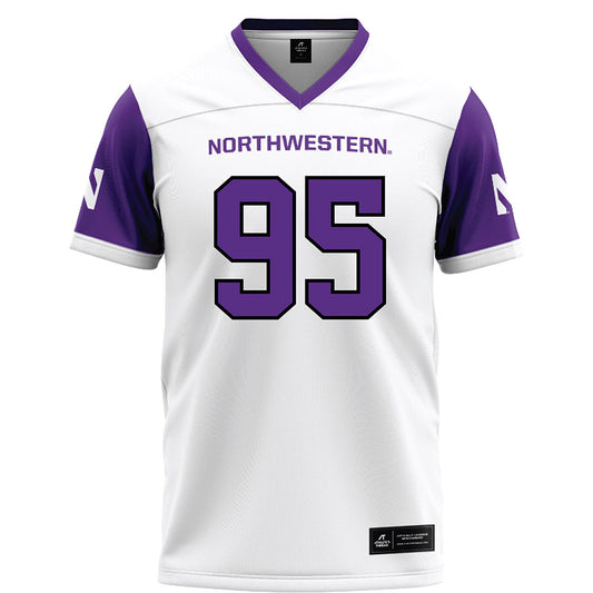 Northwestern - NCAA Football : Najee Story - White Football Jersey