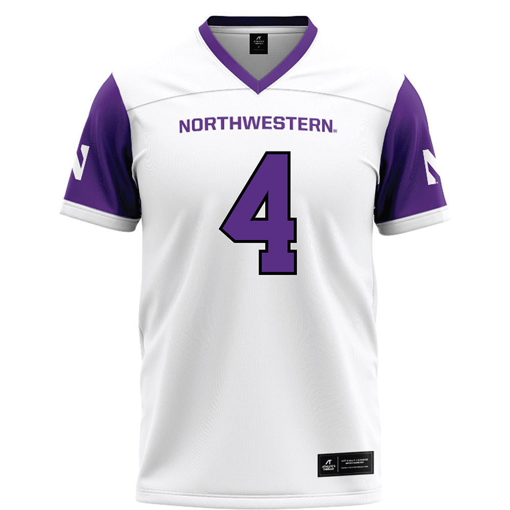 Northwestern - NCAA Football : Cam Porter - White Football Jersey