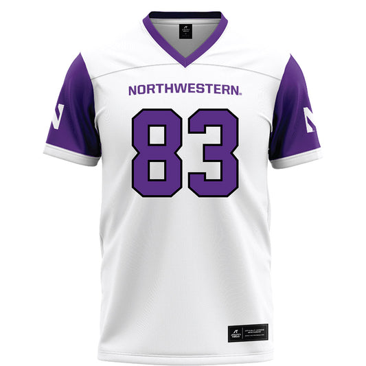 Northwestern - NCAA Football : Blake Van Buren - White Football Jersey
