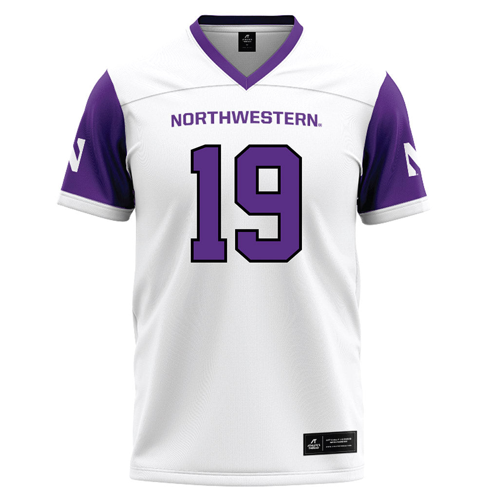 Northwestern - NCAA Football : Reggie Fleurima - White Football Jersey