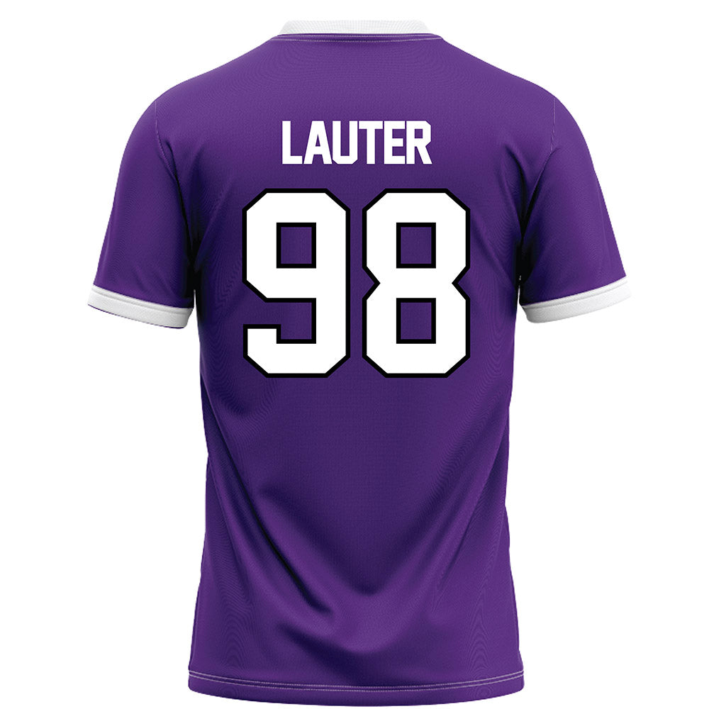 Northwestern - NCAA Football : Landon Lauter - Fashion Jersey Football Jersey-1
