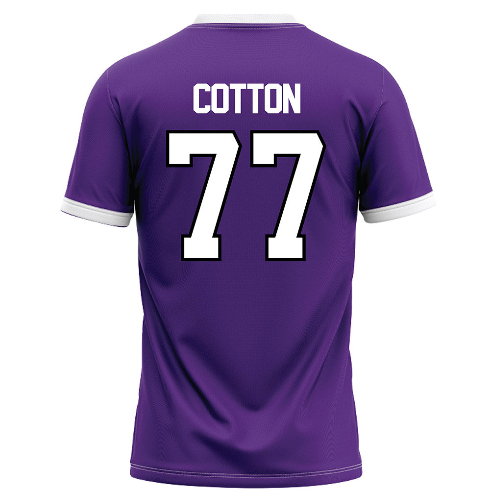 Northwestern - NCAA Football : Idrys Cotton - Fashion Jersey Football Jersey-1