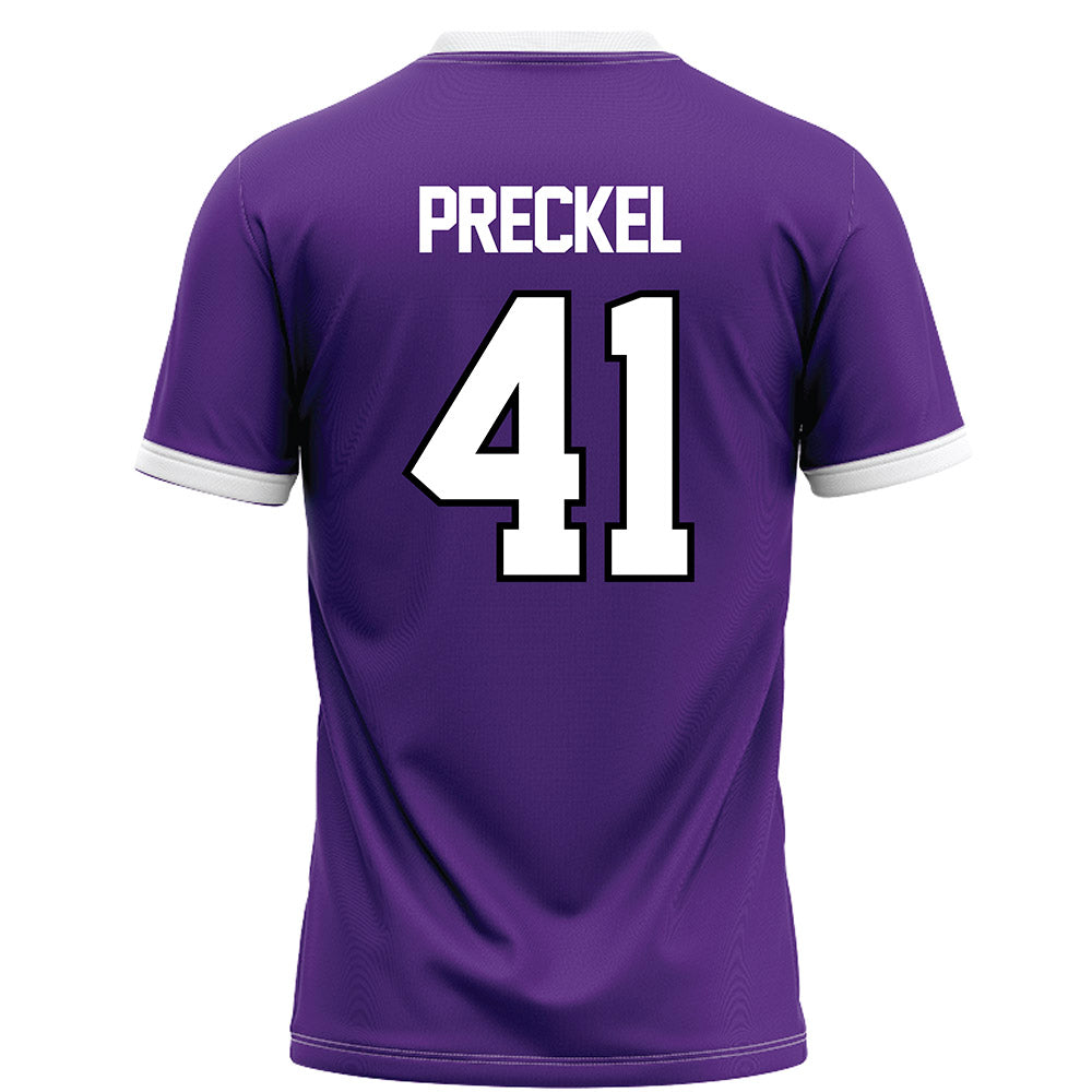 Northwestern - NCAA Football : Robby Preckel - Fashion Jersey Football Jersey-1