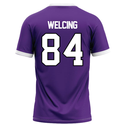 Northwestern - NCAA Football : Hunter Welcing - Fashion Jersey Football Jersey-1