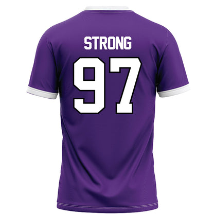 Northwestern - NCAA Football : Braxton Strong - Fashion Jersey Football Jersey-1