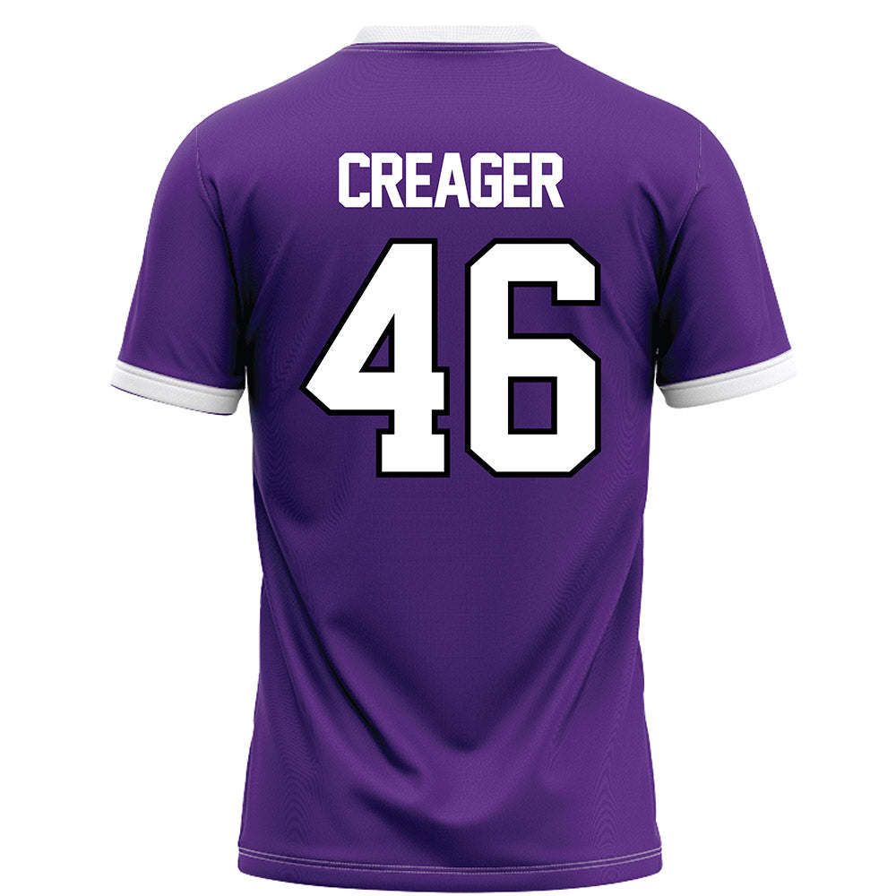 Northwestern - NCAA Football : Lincoln Creager - Fashion Jersey Football Jersey-1