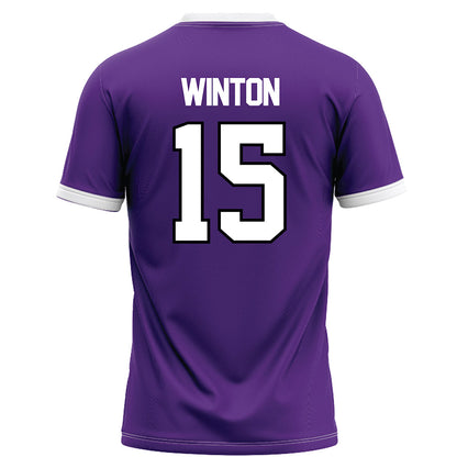 Northwestern - NCAA Football : Sean Winton - Fashion Jersey Football Jersey-1