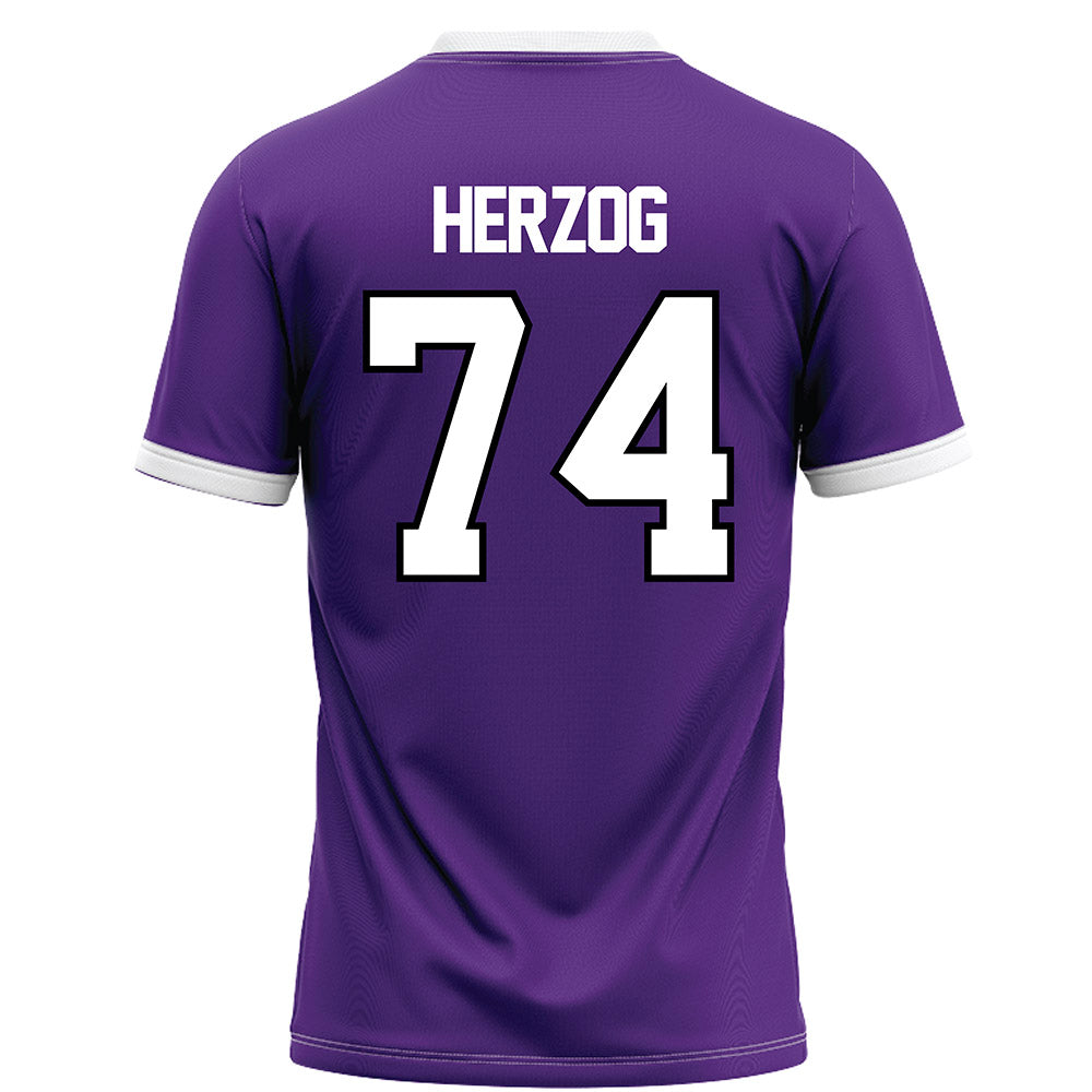Northwestern - NCAA Football : Nicholas Herzog - Fashion Jersey Football Jersey