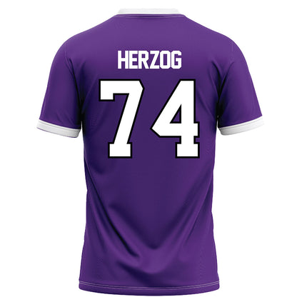 Northwestern - NCAA Football : Nicholas Herzog - Fashion Jersey Football Jersey