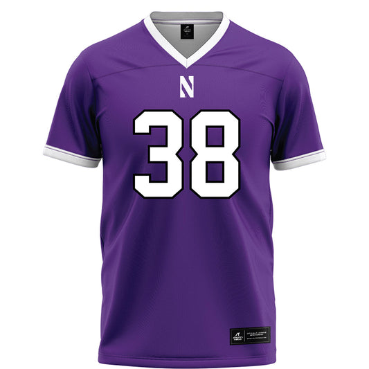 Northwestern - NCAA Football : Joshua Veldman - Fashion Jersey Football Jersey-0