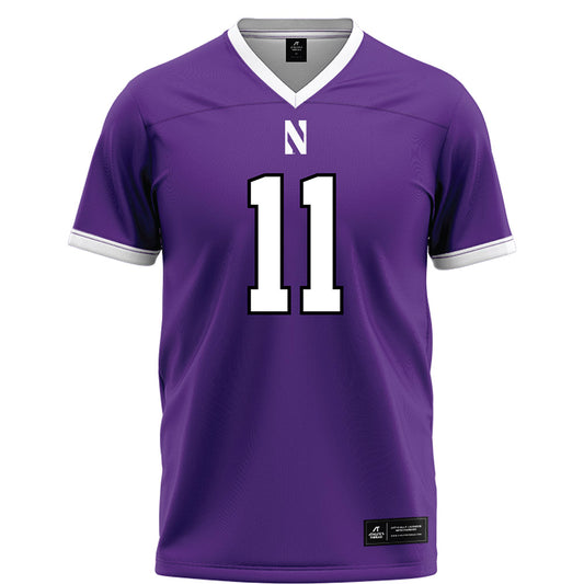 Northwestern - NCAA Football : Seth Valeri - Fashion Jersey Football Jersey-0