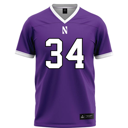 Northwestern - NCAA Football : Payton Roth - Fashion Jersey Football Jersey-0