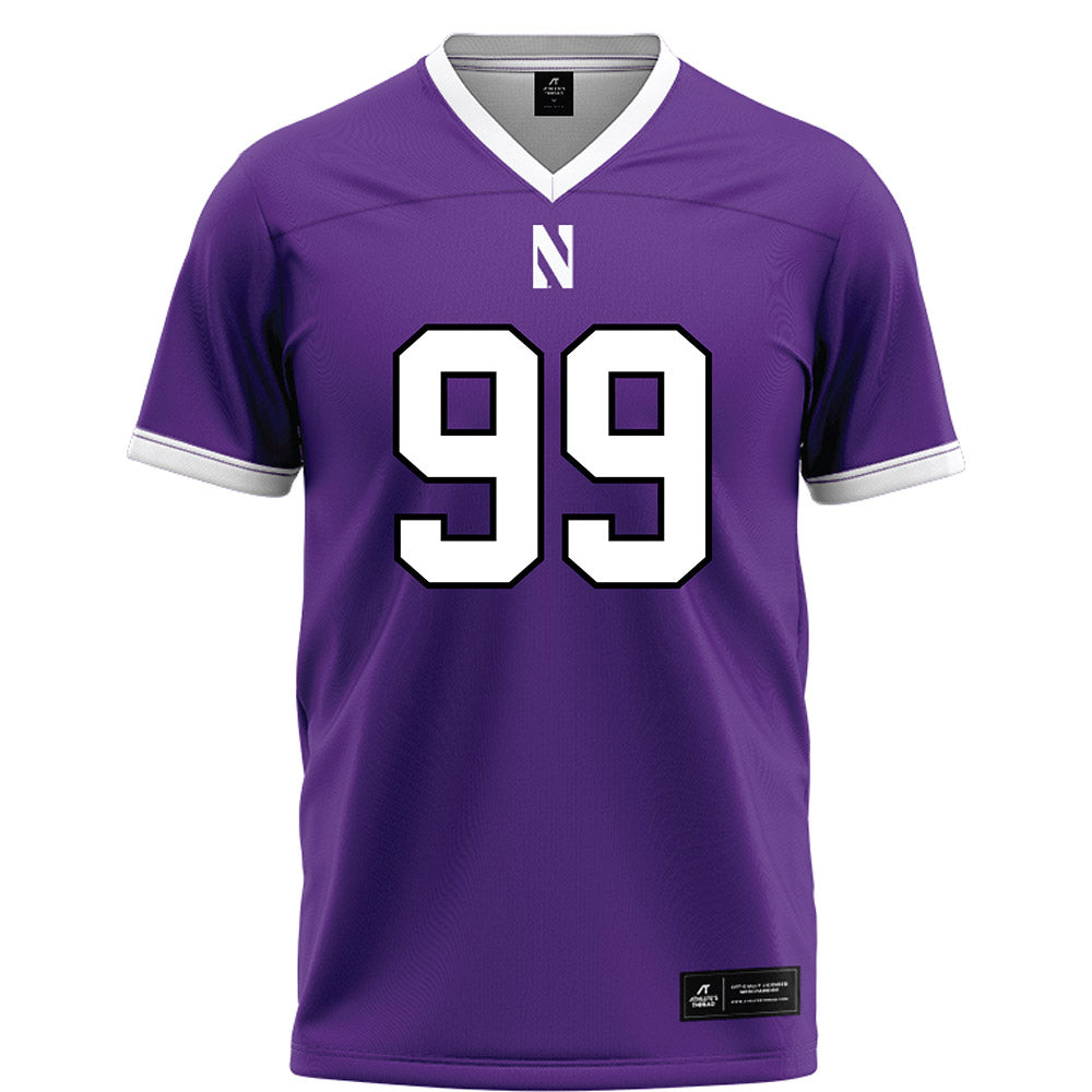 Northwestern - NCAA Football : Troy Regovich - Fashion Jersey Football Jersey-0