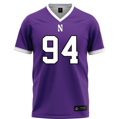 Northwestern - NCAA Football : Miguel Jackson - Fashion Jersey Football Jersey-0