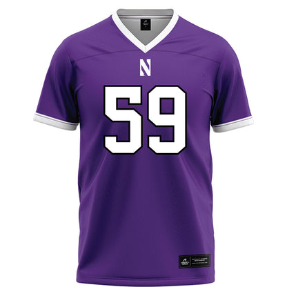 Northwestern - NCAA Football : Jack Trautmann - Fashion Jersey Football Jersey