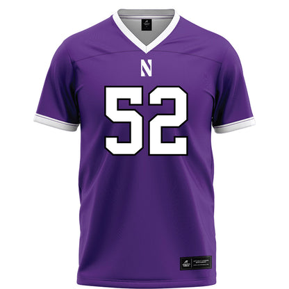 Northwestern - NCAA Football : Richie Hagarty - Fashion Jersey Football Jersey