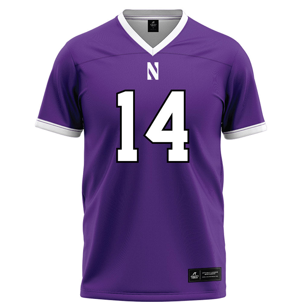 Northwestern - NCAA Football : Dube Enongene - Fashion Jersey Football Jersey-0