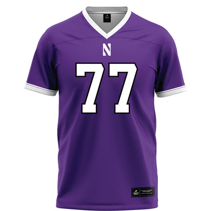 Northwestern - NCAA Football : Idrys Cotton - Fashion Jersey Football Jersey-0