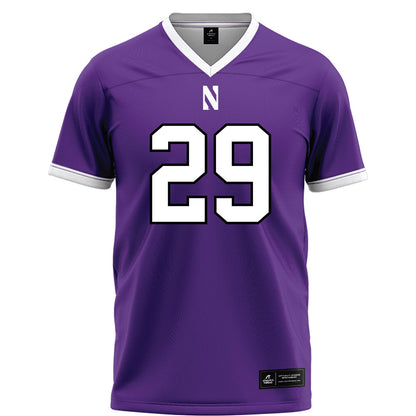 Northwestern - NCAA Football : JonJon Stevens Jr. - Fashion Jersey Football Jersey-0