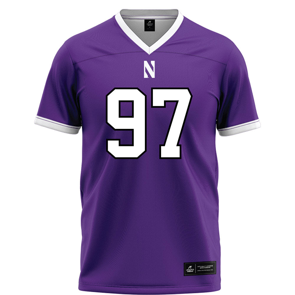 Northwestern - NCAA Football : Braxton Strong - Fashion Jersey Football Jersey-0