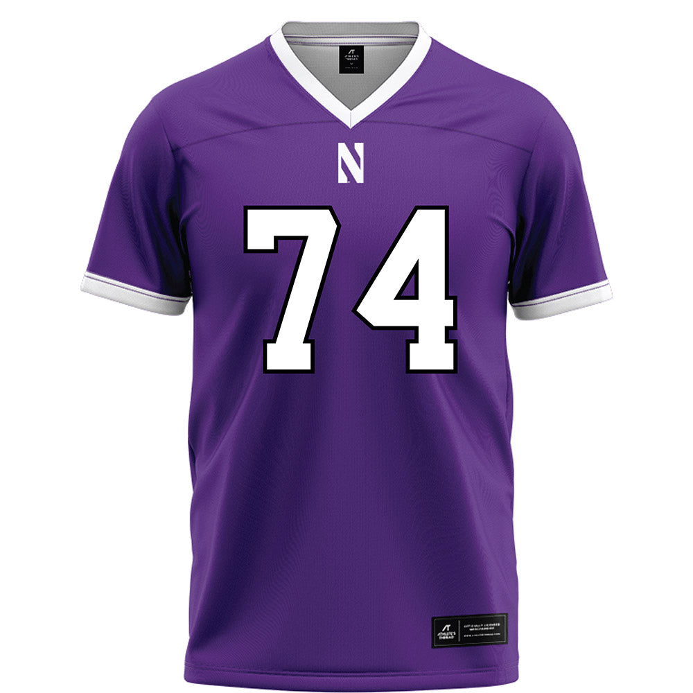 Northwestern - NCAA Football : Nicholas Herzog - Fashion Jersey Football Jersey