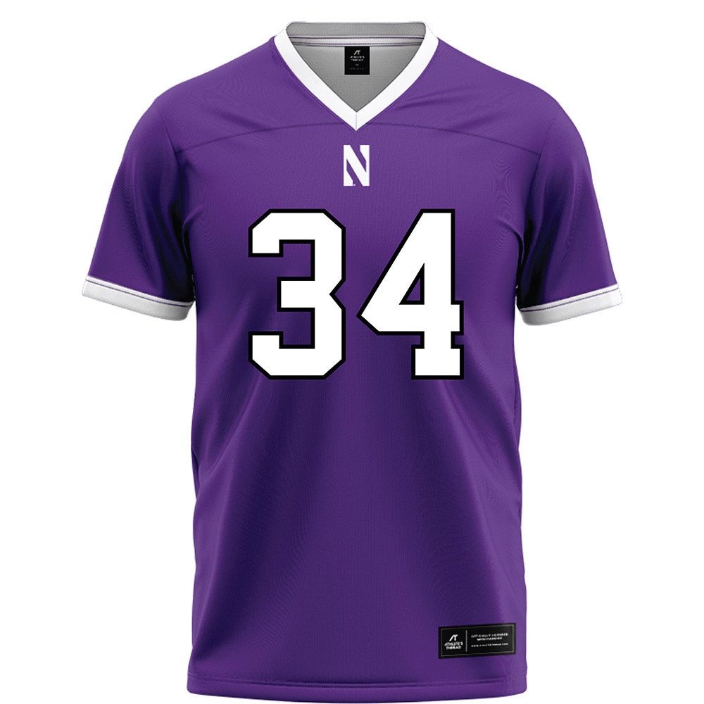 Northwestern - NCAA Football : Payton Roth - Fashion Jersey Football Jersey-0
