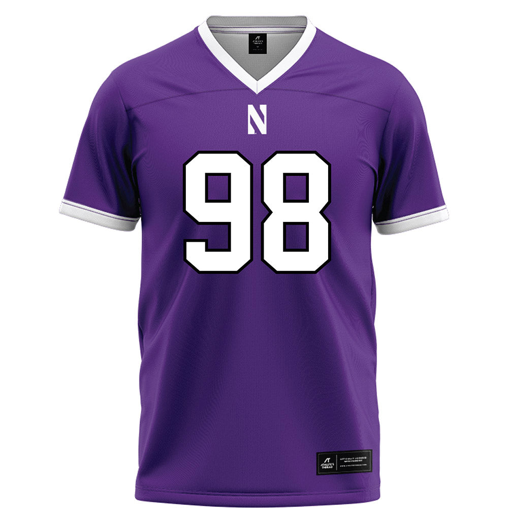 Northwestern - NCAA Football : Landon Lauter - Fashion Jersey Football Jersey-0