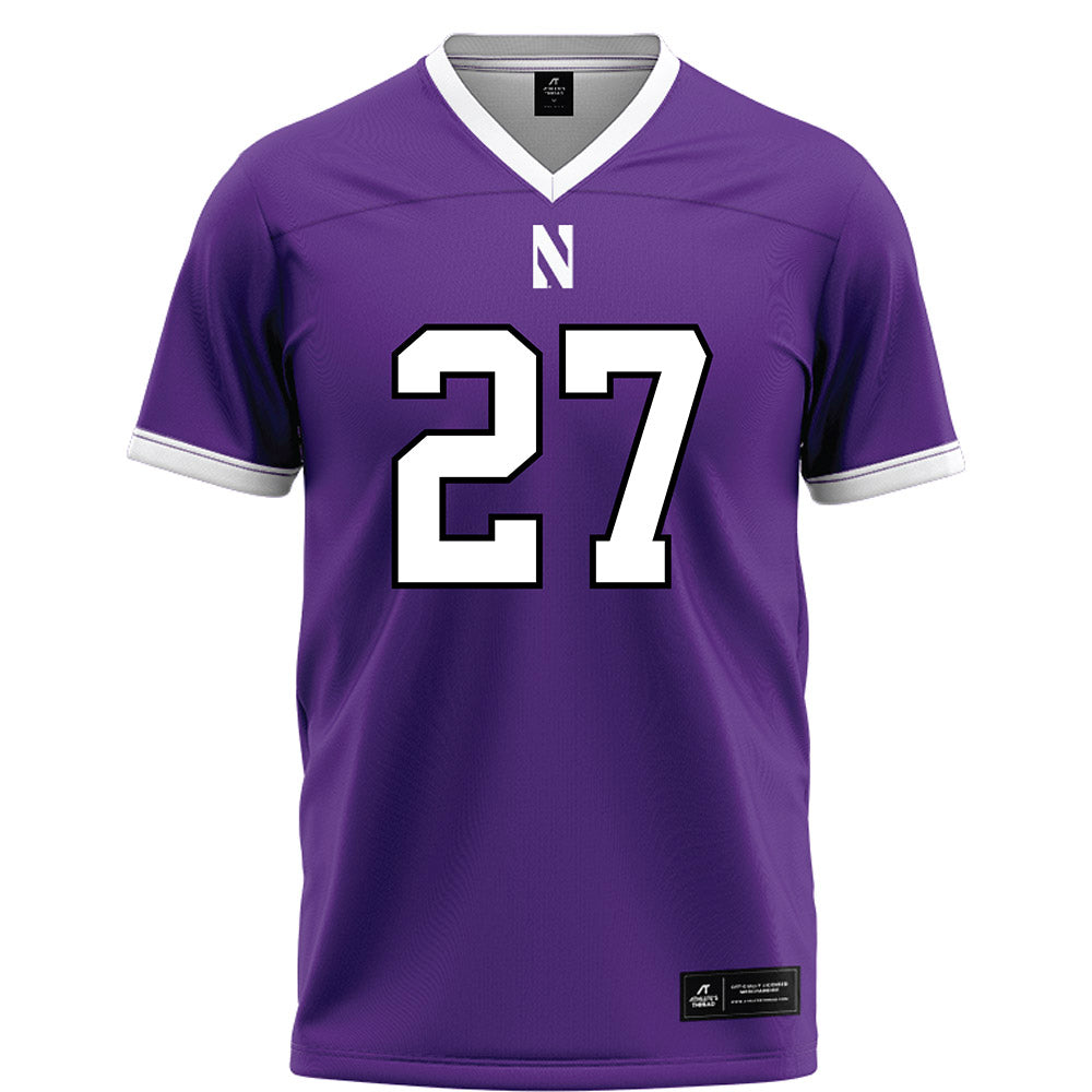 Northwestern - NCAA Football : Daniel Anderson - Fashion Jersey Football Jersey-0
