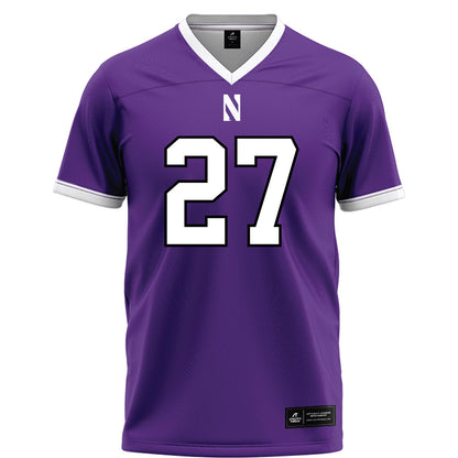 Northwestern - NCAA Football : Daniel Anderson - Fashion Jersey Football Jersey-0