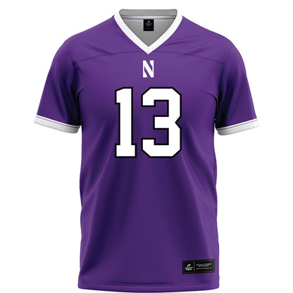 Northwestern - NCAA Football : Joshua Fussell - Fashion Jersey Football Jersey