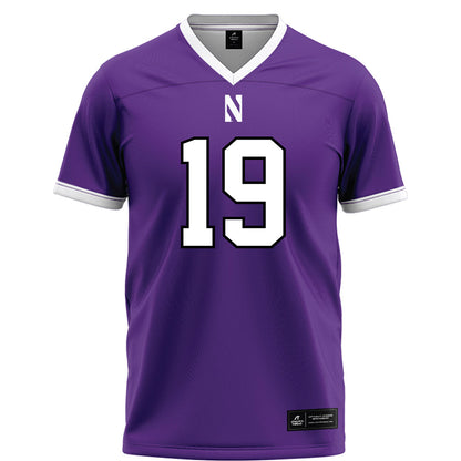 Northwestern - NCAA Football : Drew Wagner - Fashion Jersey Football Jersey-0