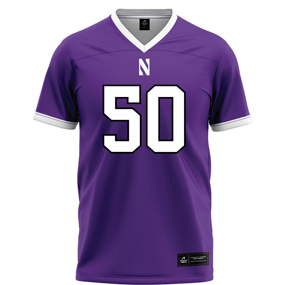 Northwestern - NCAA Football : Talan Chandler - Fashion Jersey Football Jersey-0