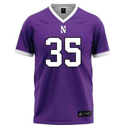 Northwestern - NCAA Football : Sean Martin - Fashion Jersey Football Jersey-0
