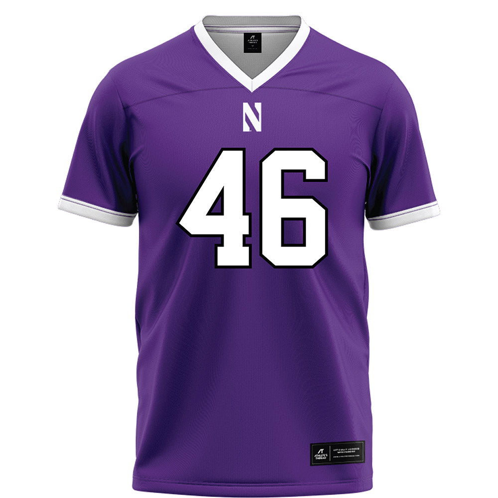 Northwestern - NCAA Football : Lincoln Creager - Fashion Jersey Football Jersey-0