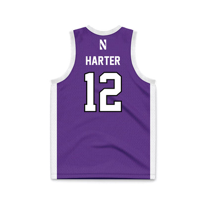 Northwestern - NCAA Women's Basketball : Casey Harter - Basketball Jersey