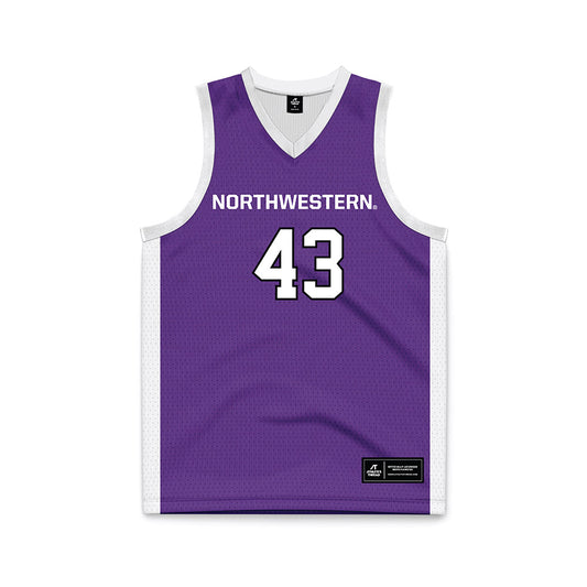 Northwestern - NCAA Men's Basketball : Blake Smith - Basketball Jersey