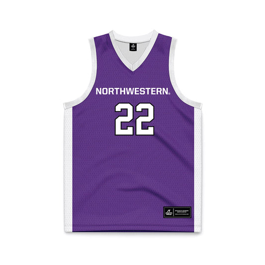 Northwestern - NCAA Women's Basketball : Grace Sullivan - Basketball Jersey