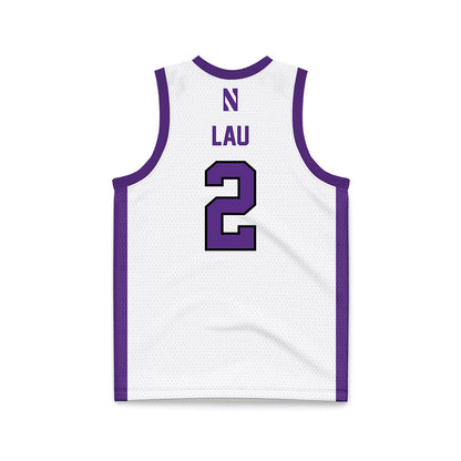 Northwestern - NCAA Women's Basketball : Caroline Lau - White Basketball Jersey