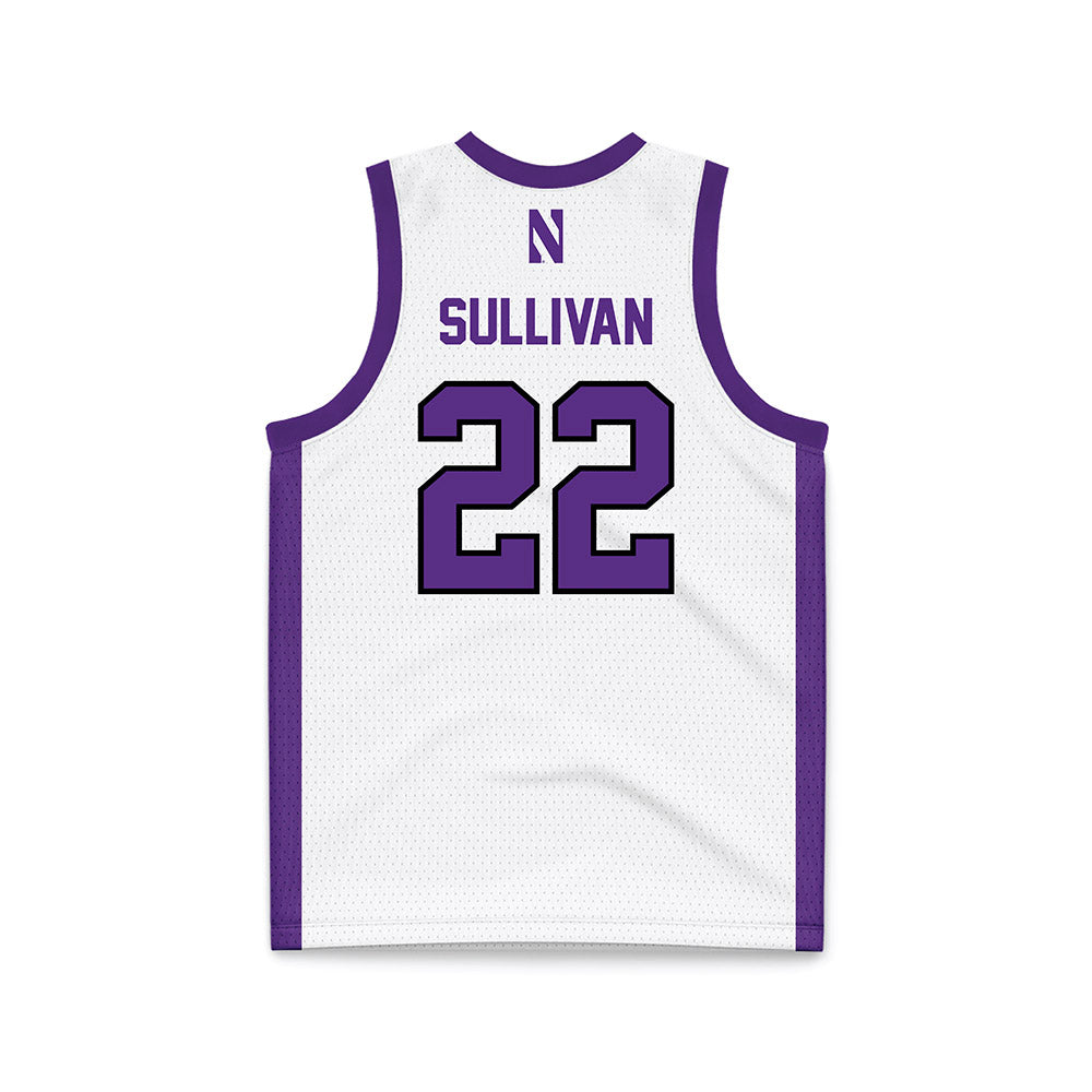Northwestern - NCAA Women's Basketball : Grace Sullivan - White Basketball Jersey